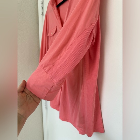 J MCLAUGHLIN Womens jersey Knit ButtonFront 3/4 Sleeve Blouse Size XL - Picture 3 of 8